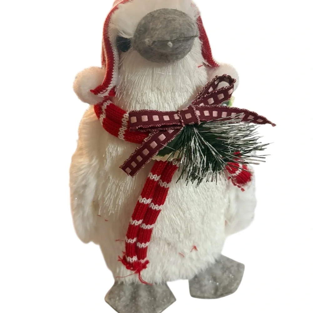 Bloom Festive Penguin with Red‎ and White Scarf